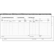 Fahrtenbuch Weiß - Formularbuch für Fahrzeugführer