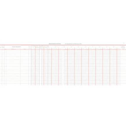 Inventarverzeichnis DIN A4 Querformat - 20 Blatt - Kartoniert - Schwarz