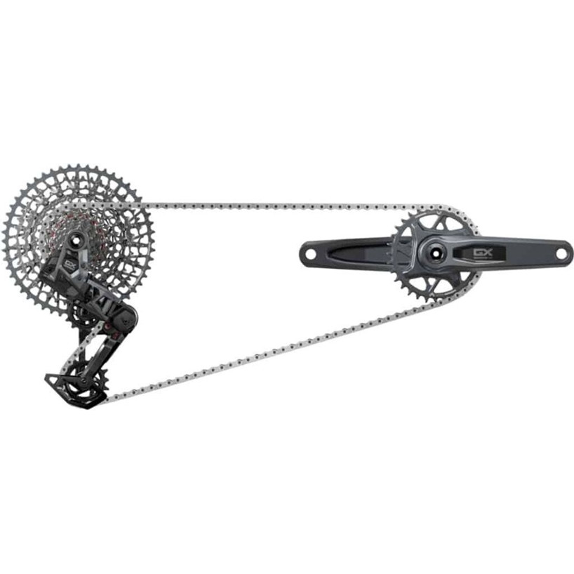 SRAM GX Eagle AXS T-Type D1 Schaltgruppe 175mm | Komplettgruppe