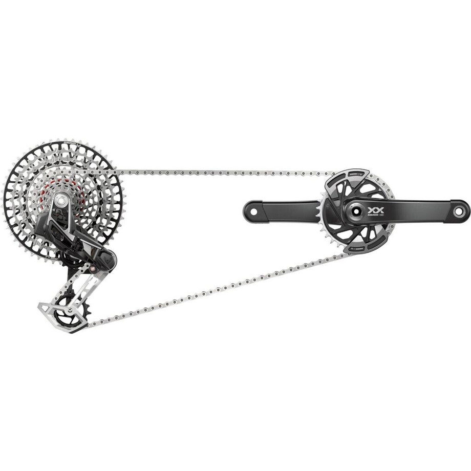 SRAM XX Eagle AXS T-Type 12-Fach Gruppenübersetzung - 32T, 165 mm