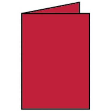 Briefkarte Paperado A6hd 220g/m² rot