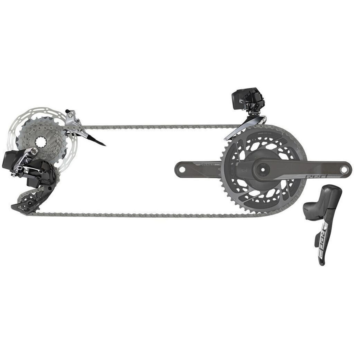 SRAM Red eTap AXS HDR FM D1 Komplettgruppe