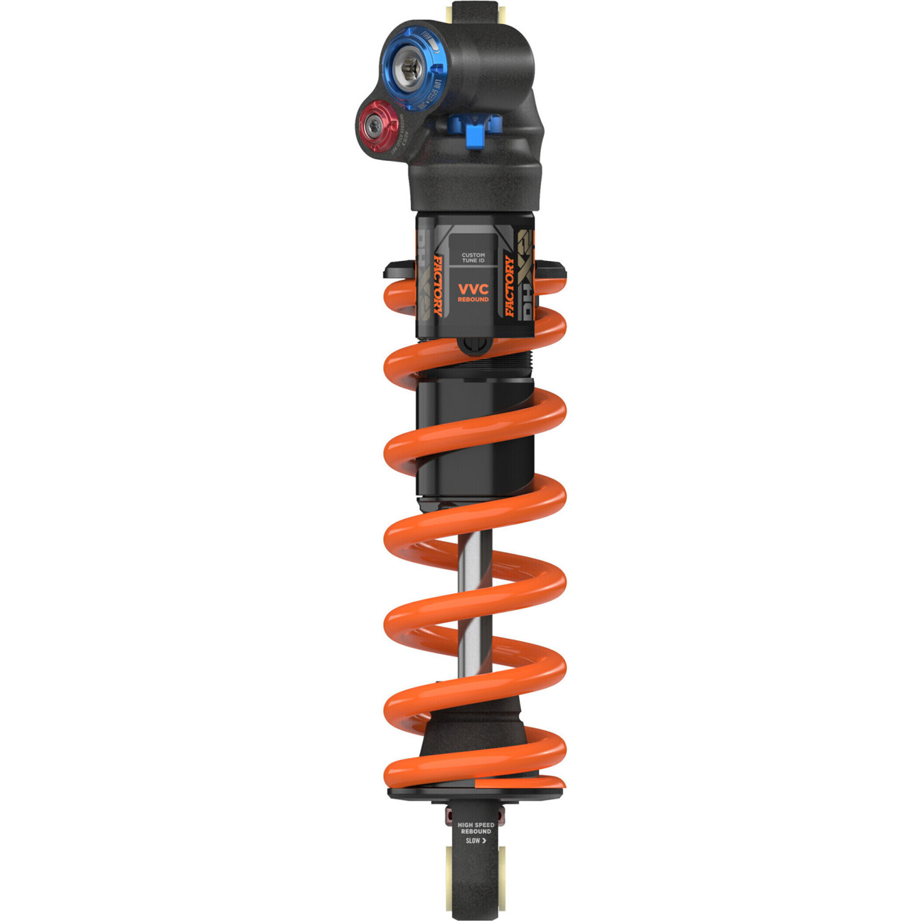 Fox Racing Shox DHX2 2-Position Factory Dämpfer - Schwarz-Orange, 210 mm x 50 mm