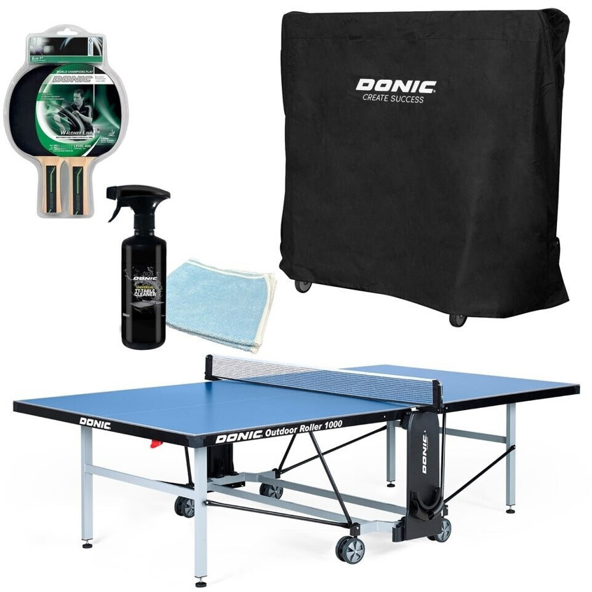 Donic Outdoor Roller 1000 - Wetterfeste Tischtennisplatte für den Außeneinsatz