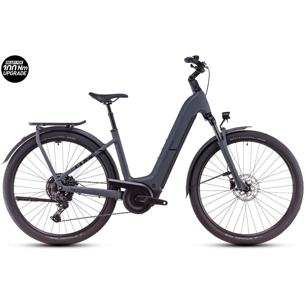 Cube Kathmandu Hybrid ONE 600 (2025) - Shadow Grey & Black E-Bike