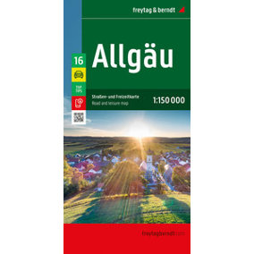 Allgäu Straßen- und Freizeitkarte 1:150.000 - Wandern und Freizeit