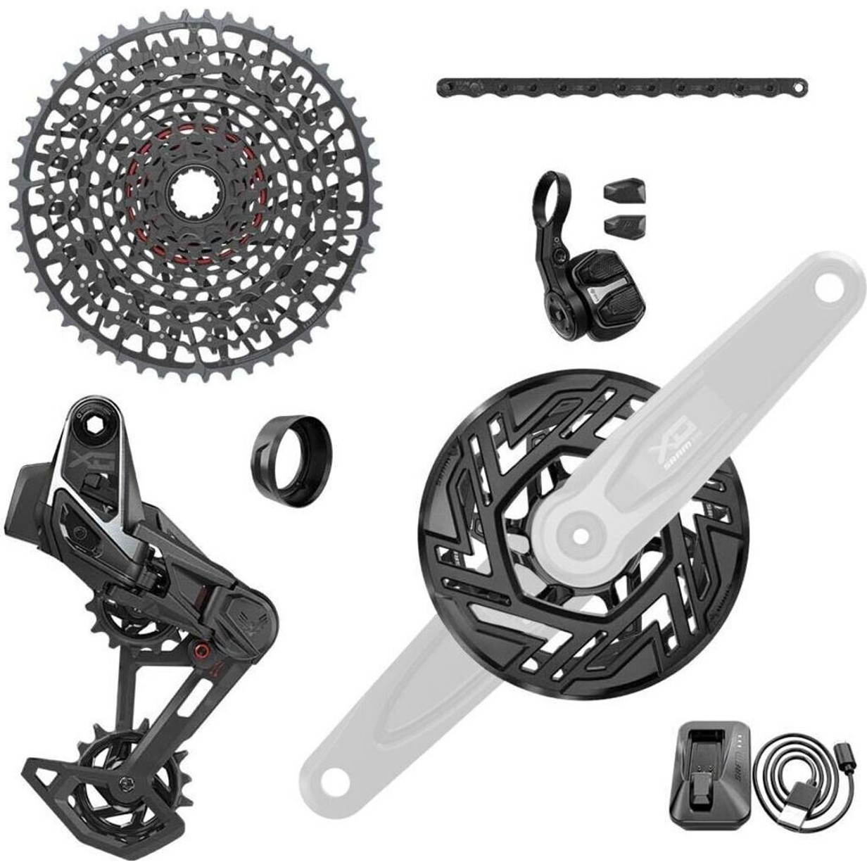 SRAM X0 Eagle AXS E-Bike Transmission Groupset T-Type mit 34T Kettenblatt - Komplettgruppe