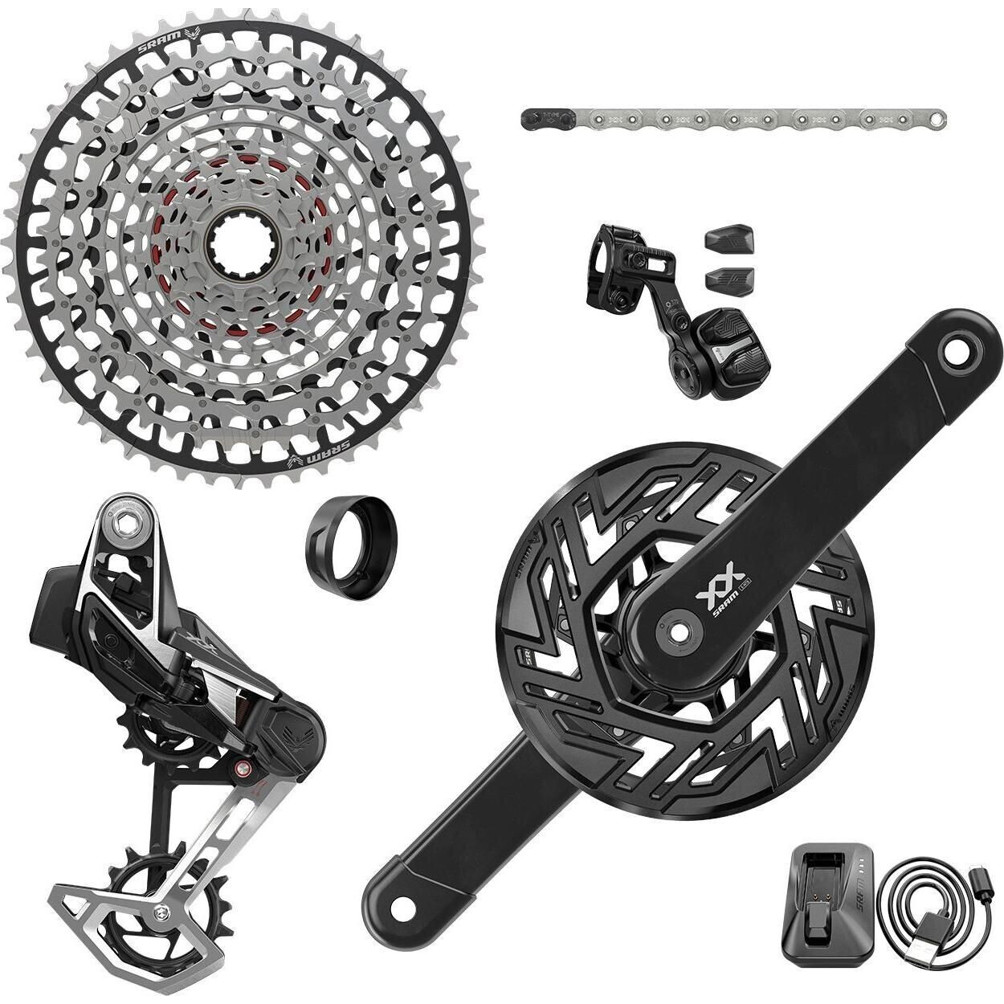 SRAM XX Eagle AXS T-Type 36T E-MTB Transmission Groupset - Brose 165 mm