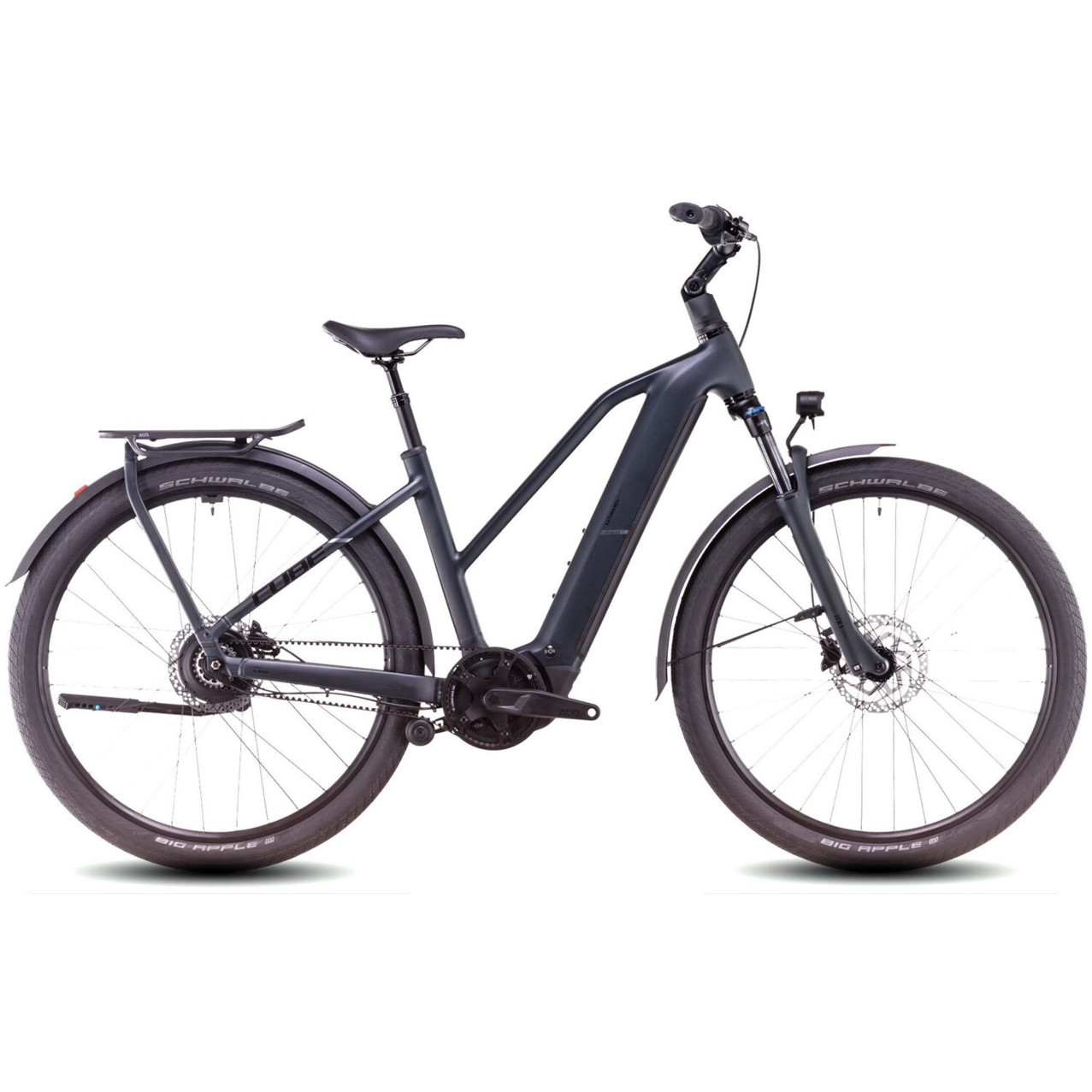 Cube Kathmandu Hybrid Comfort Pro 800 Trapez 2025 - Night'n'Chrome