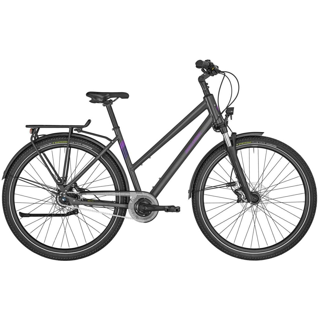 Bergamont Horizon Plus N8 FH (2023) Trapez - Shiny Dark Grey - Trekkingrad