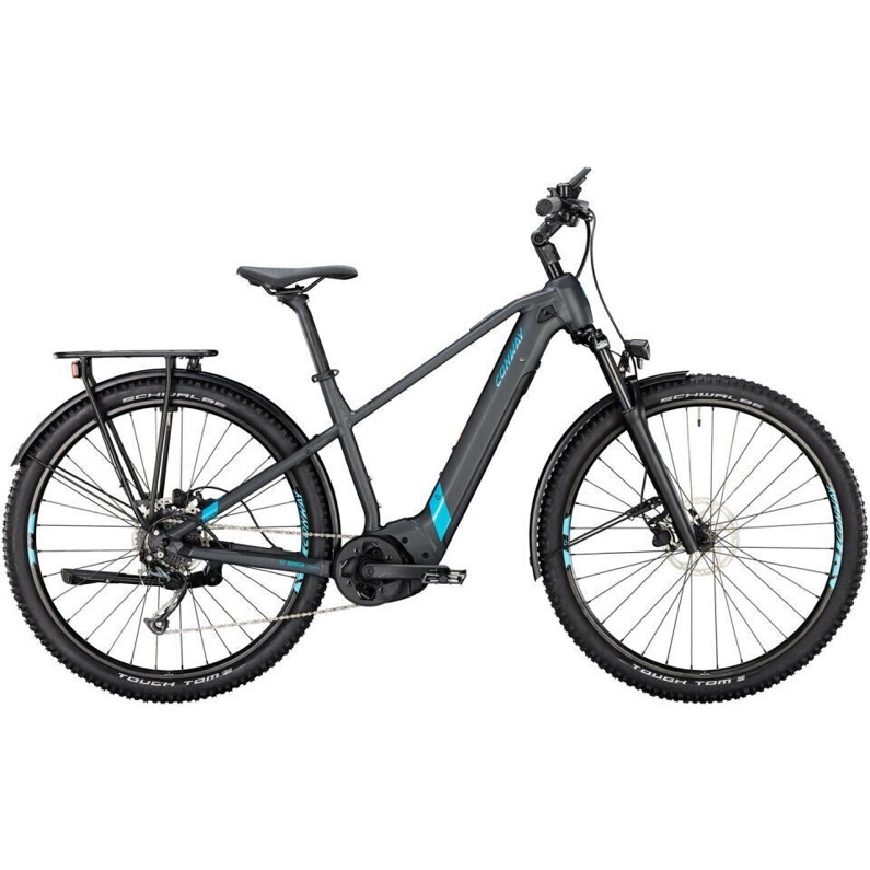 Conway Cairon 2.0 E-Bike (2023) - Diamond Black Metallic Matt / Turquoise Metallic