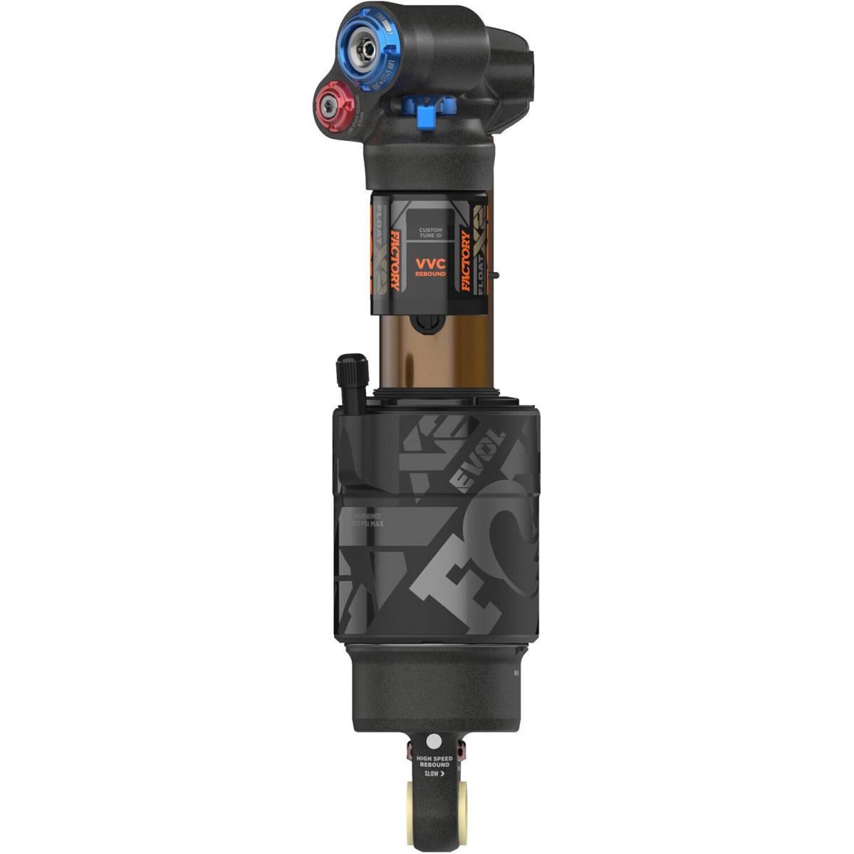 Fox Racing Shox Float X2 2POS Factory Dämpfer - Trunnion - Schwarz-Orange - 205 mm x 60 mm