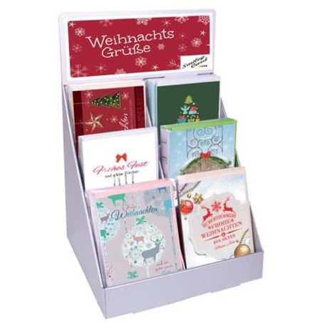 Sortierte Weihnachtskarten Classic – 150er Box