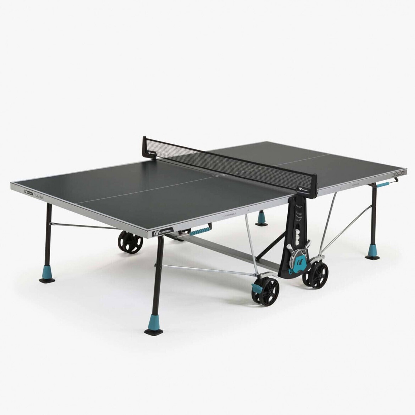 Cornilleau 300X Grau – Hochwertige Outdoor Tischtennisplatte