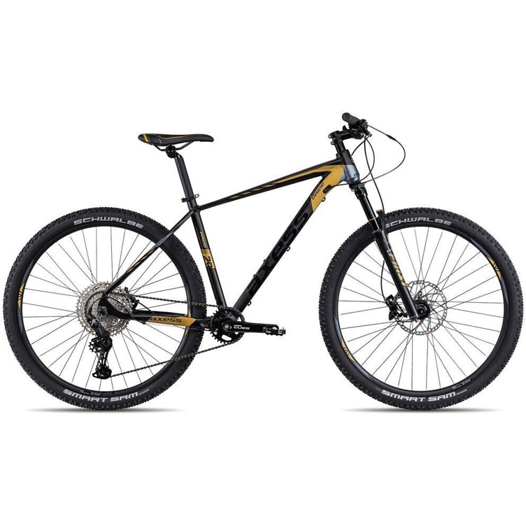 Axess PRIDE Mountainbike - Satin Black/Gold/Grey