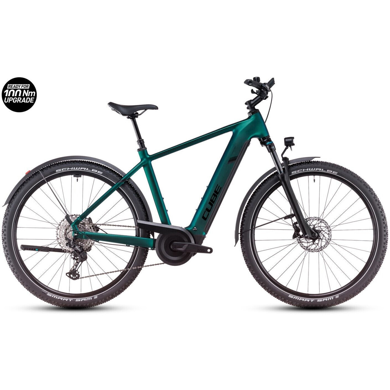 Cube Nuride Hybrid EXC 800 Allroad Herren E-Bike (2025) - Goblin'n'Black