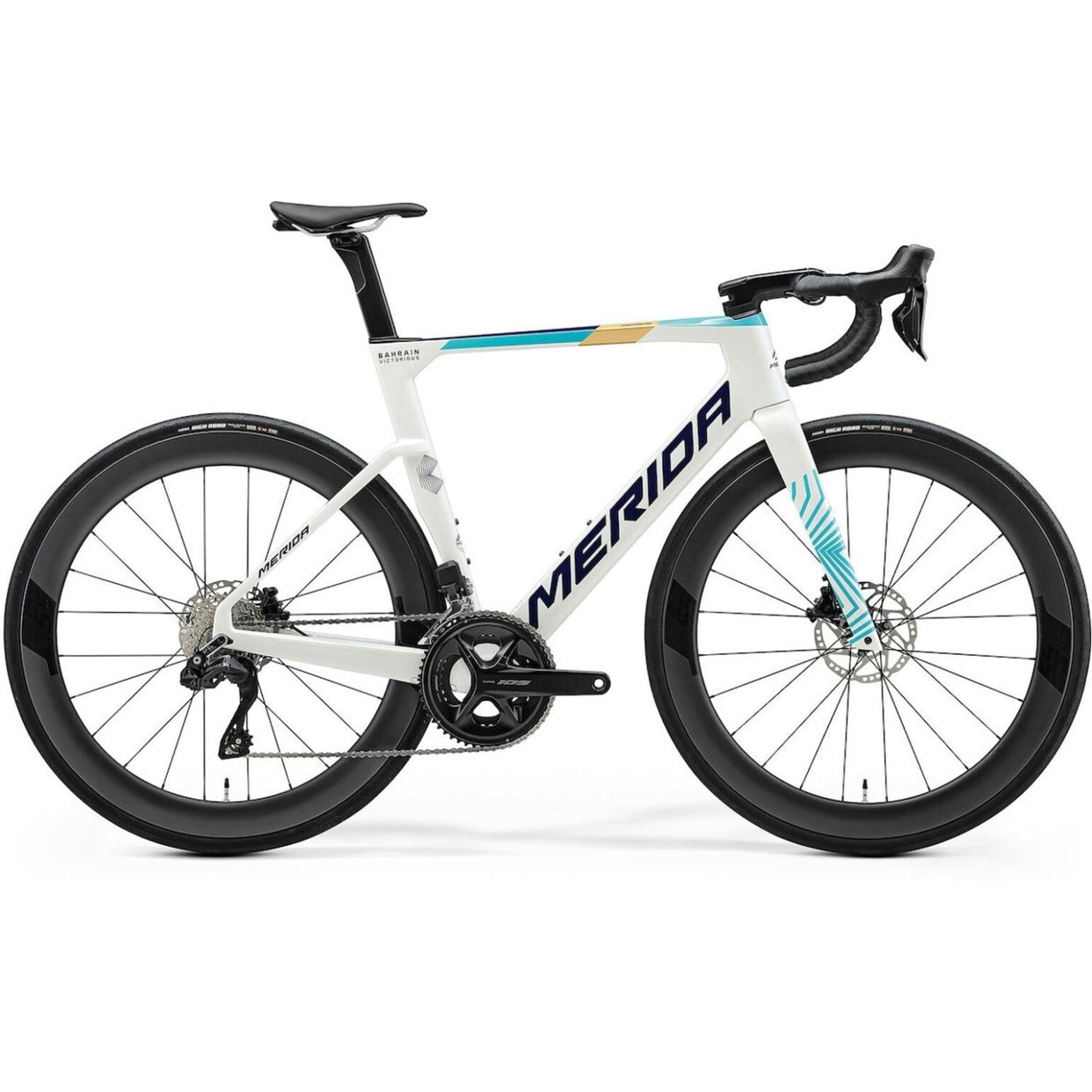 Merida REACTO 6000 Teal/Pearl (2025) - Hochleistungs-Rennrad für Sport & Outdoor