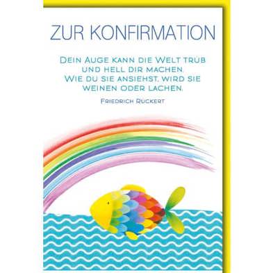 Glückwunschkarte zur Konfirmation - Braun, 5850-24039