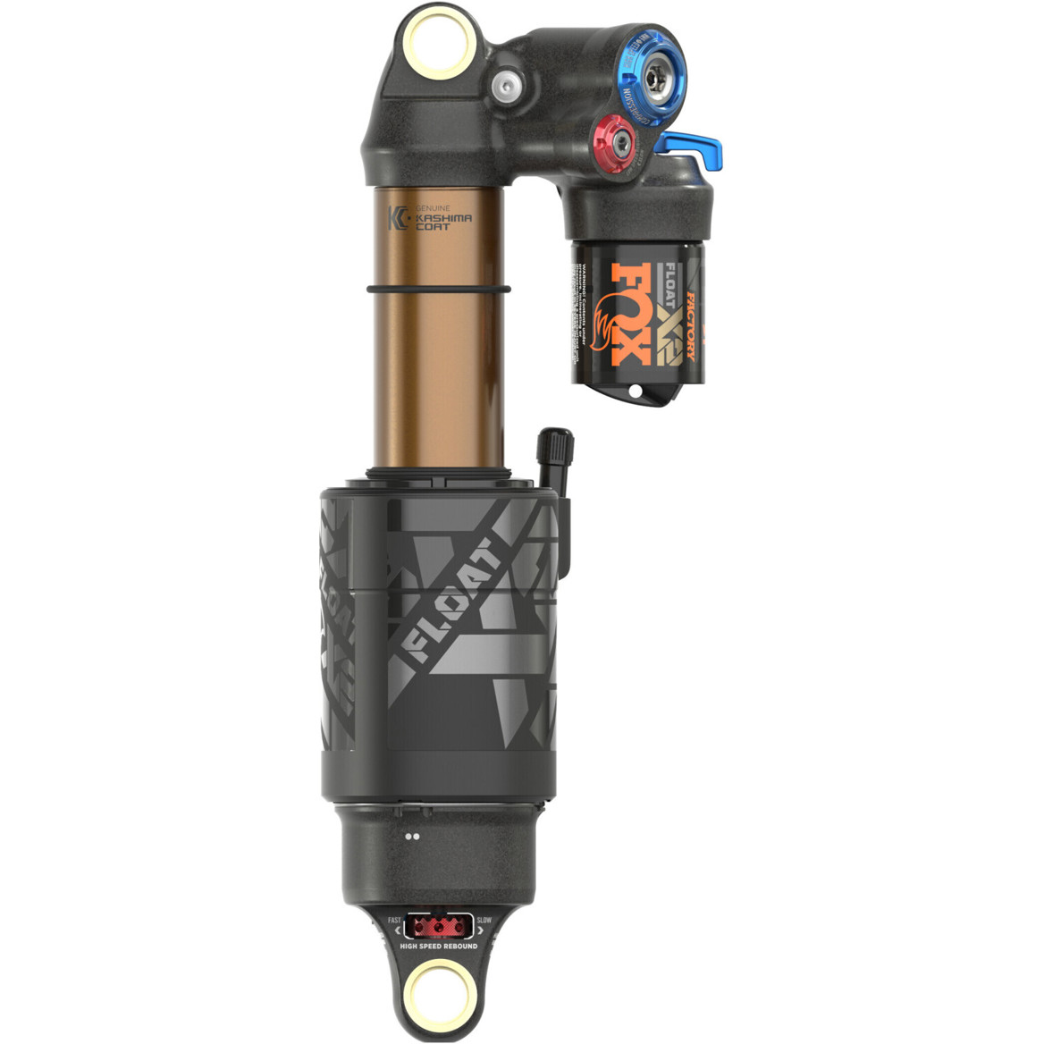 Fox Racing Shox Float X2 2POS Factory - 200 mm x 51 mm - Schwarz/Orange - Fahrraddämpfer