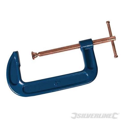 C- Schraubzwinge aus Stahl | 150 mm | Spannschraubzwinge