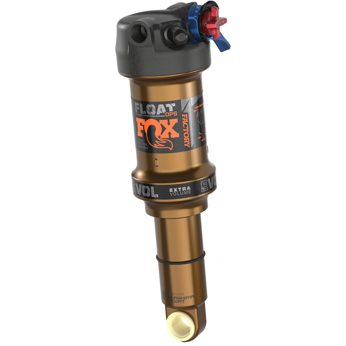 Fox Racing Shox Float DPS F-S K 3-Position Adjustable Trunnion Evol SV AM 165x45mm Luftdämpfer mit 0.4 Spacer (2022)