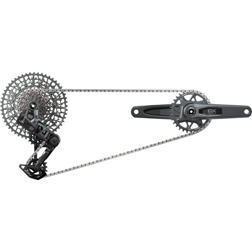 SRAM GX Eagle AXS T-Type D1 Schaltgruppe 170mm - Komplettgruppe