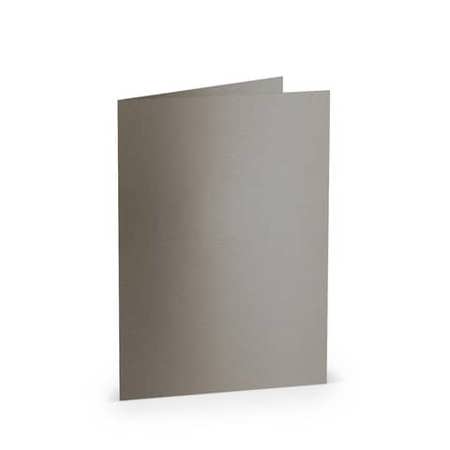 Briefkarte B6hd - 250g/m² - taupe metallic