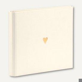 Elegantes Gästebuch und Fotoalbum im 2er Pack | 230 x 220 mm | 60 Seiten | Ivory