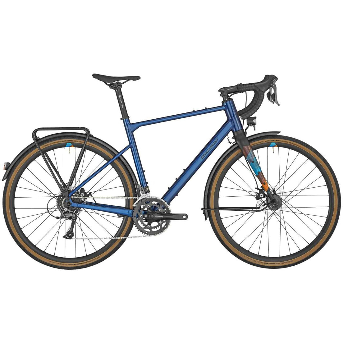Bergamont Grandurance RD 3 Gravel Bike - Mirror Blue (2024)