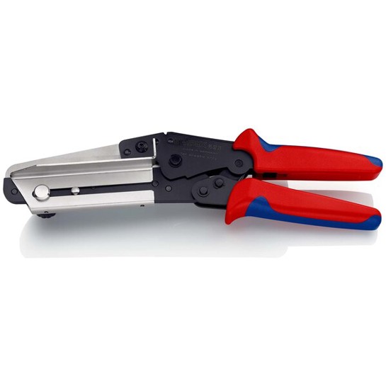 KNIPEX 95 02 21 Schere für Kunststoffe auch für Kabelkanäle mit Mehrkomponenten-Hüllen brüniert 275 mm