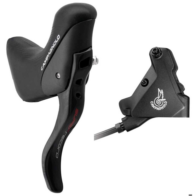 Campagnolo Super Record Hydraulic EPS 140mm Right Brake Lever with Shifter - Black - 12-Speed