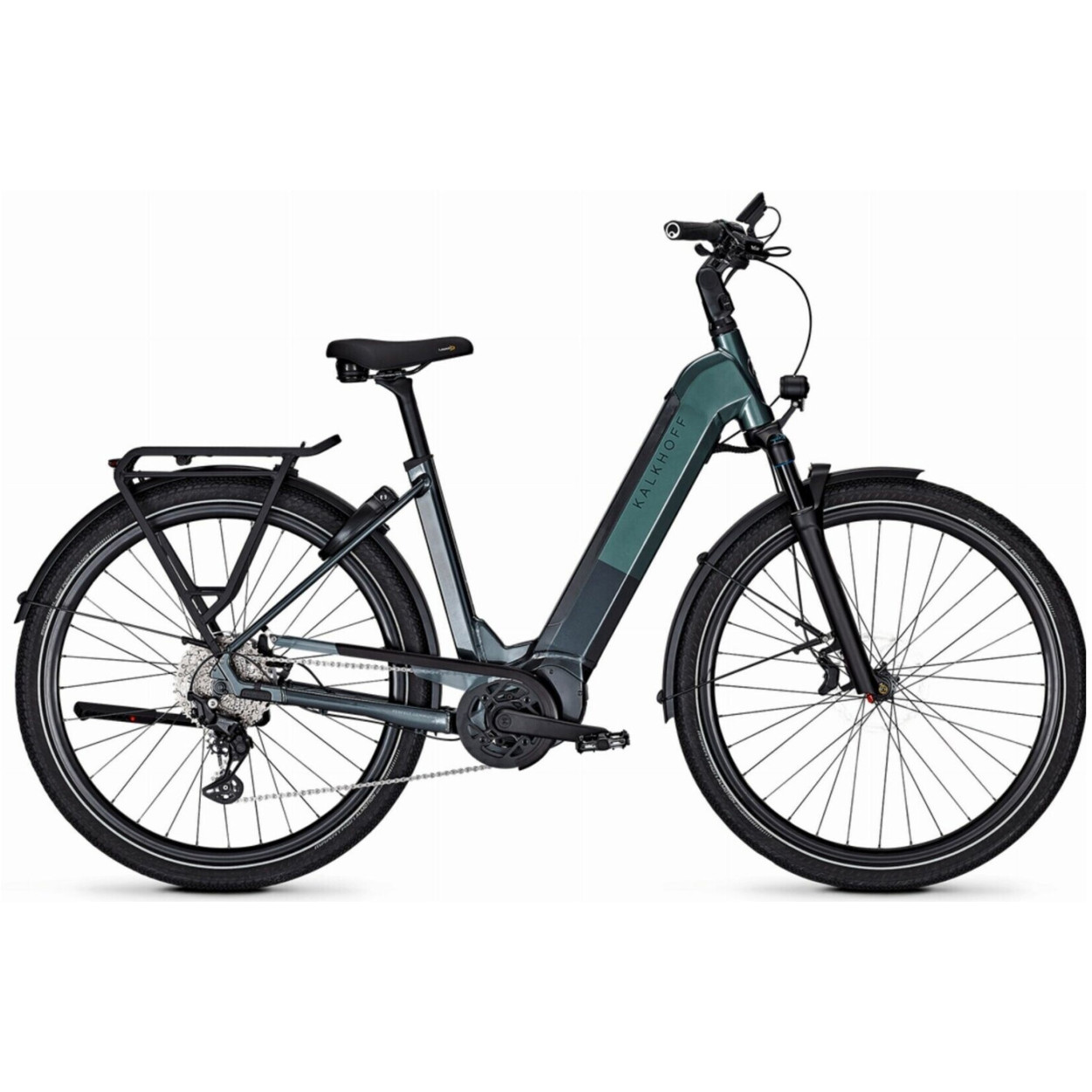 Kalkhoff Endeavour 5+ Advance LTD Wave 2025 - Diamondblack & Techgreen Glossy